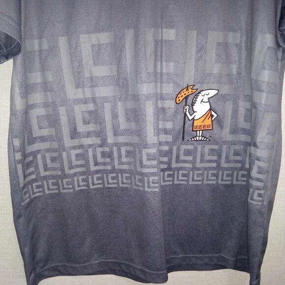 Little Caesars Employee Shirt Size Large Unisex Gray Work Top Workwear - Picture 4 of 11